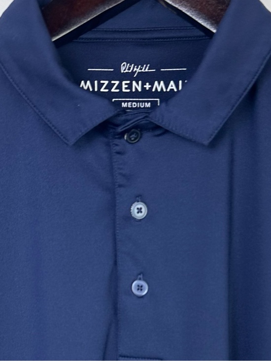 Mizzen+Main Other - Mizzen + Main Phil Mickelson Performance Golf Polo Mens‎ M Navy Blue Stretch